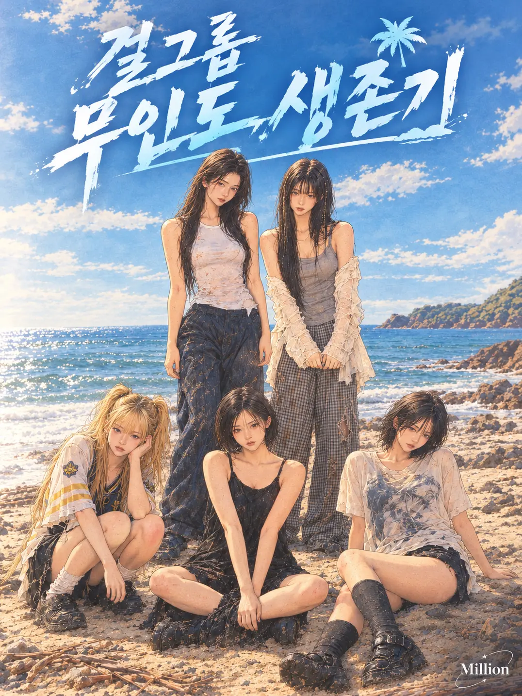 million1000000의 걸그룹 무인도 표류기