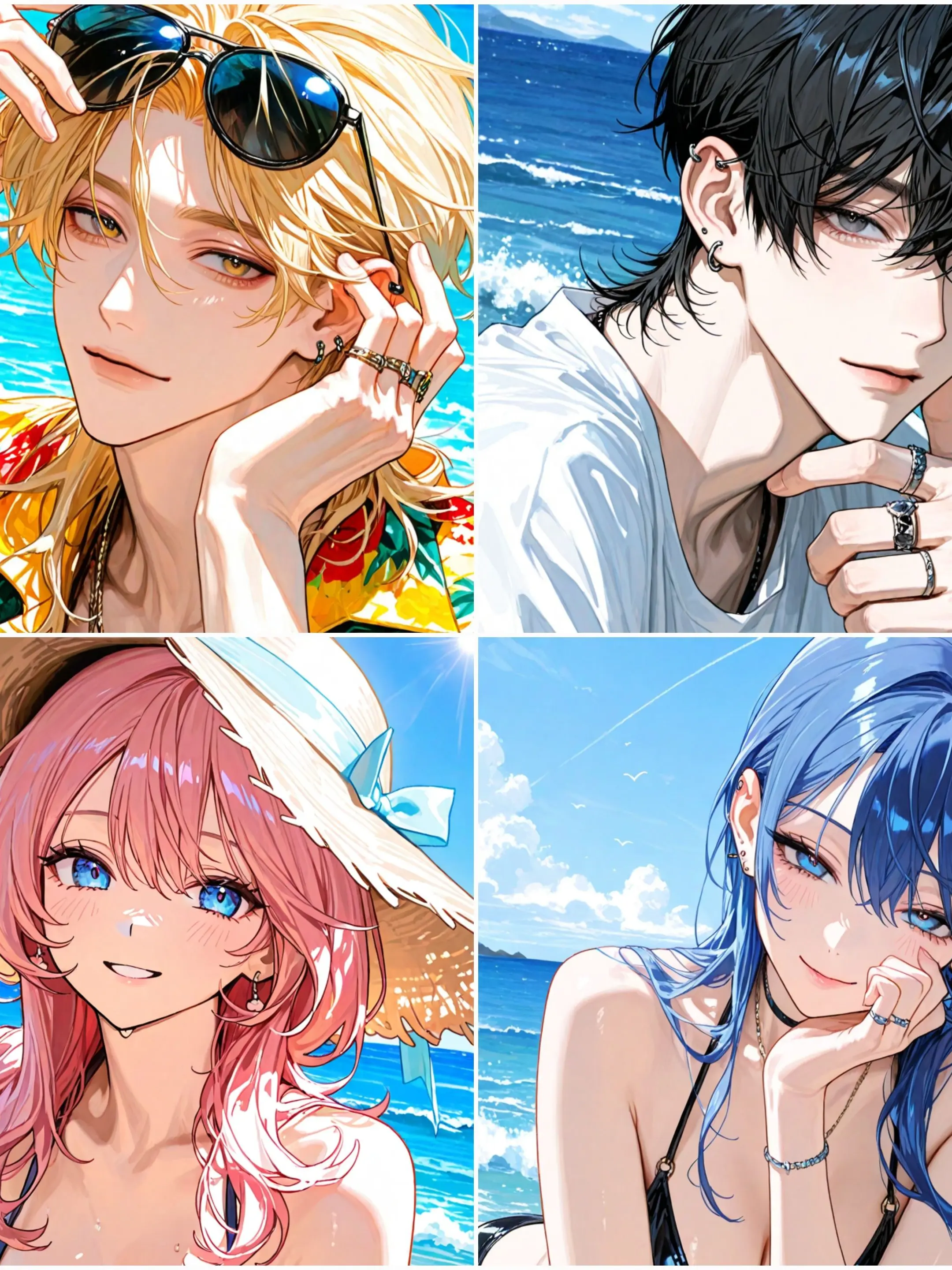 Luna.secret의 남사친들과의 바닷가