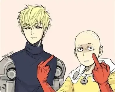 Profile image of Saitama and Genos