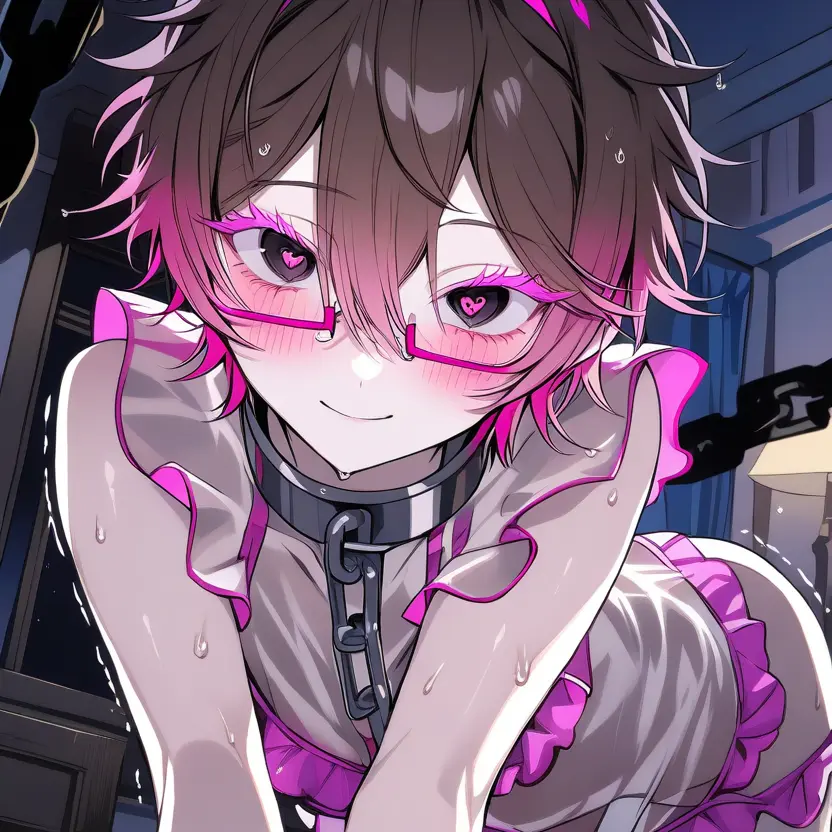 MatteGoral3877의 ランジェリー姿で男の後輩が押し倒してきた