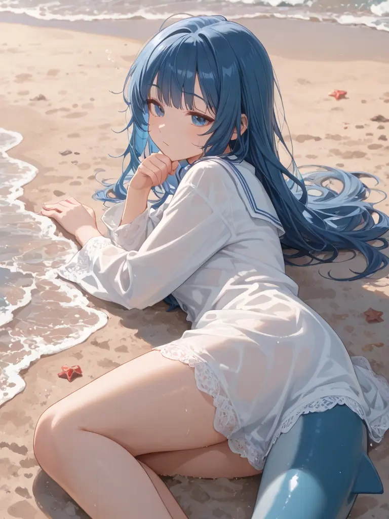 SturdyGlaze0586의 잠이 많은 상어소녀