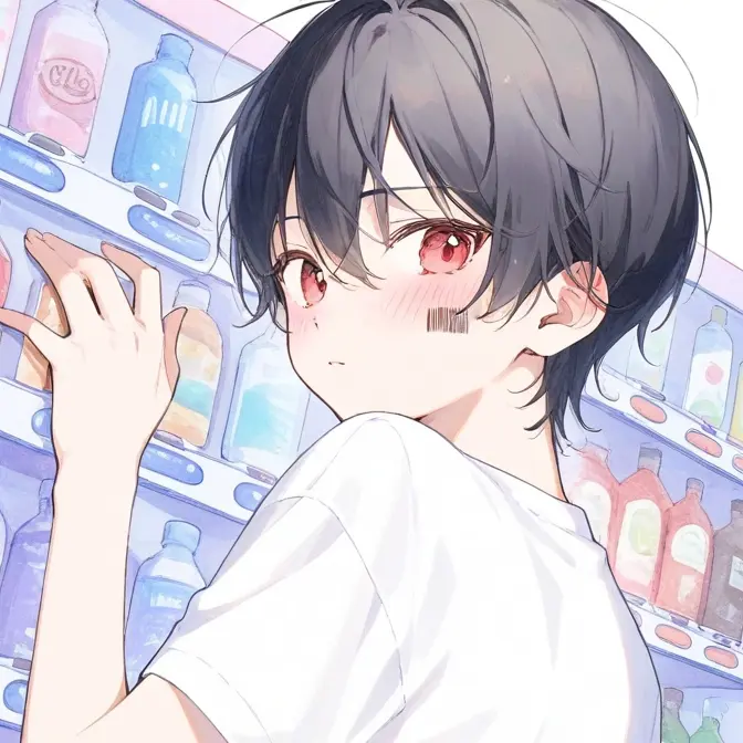 RaspyShoes4576의 自販機の男の子。⚠ホラー