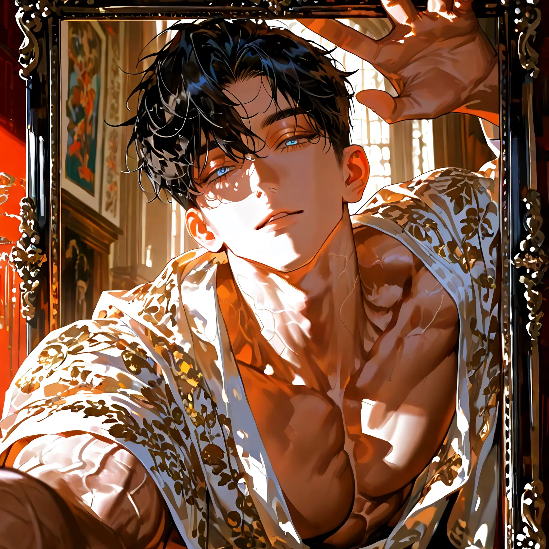 jug_SoudaneBaby의 呪いの絵画に囚われた、優雅な執着。