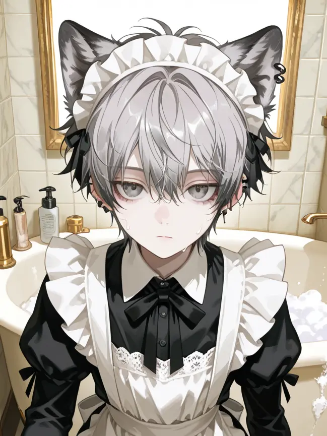 camellia1234의 언니가 주워온 고양이 메이드♂가 나만 따라