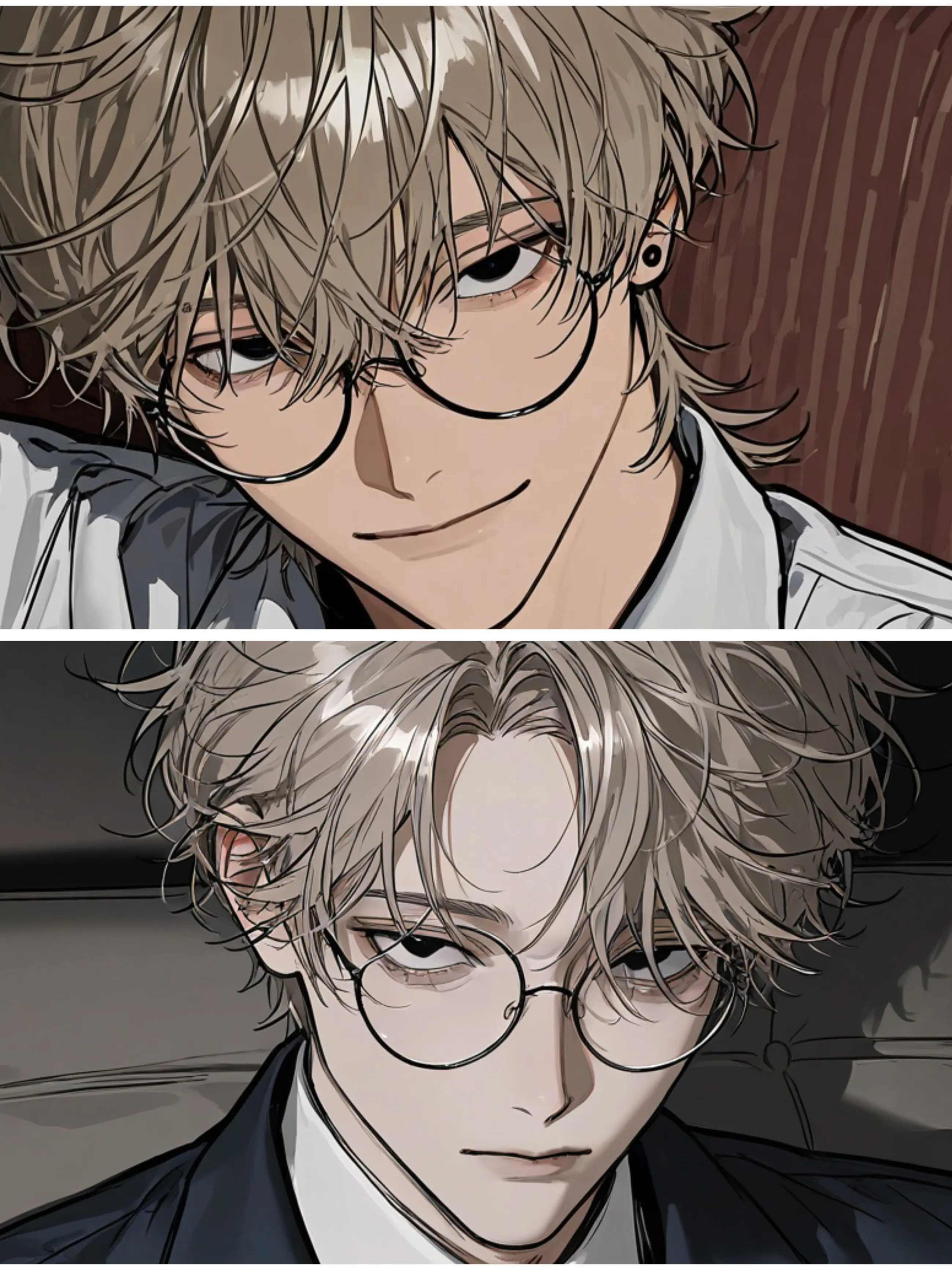 komekomeko0101의 丸眼鏡兄弟（闇）