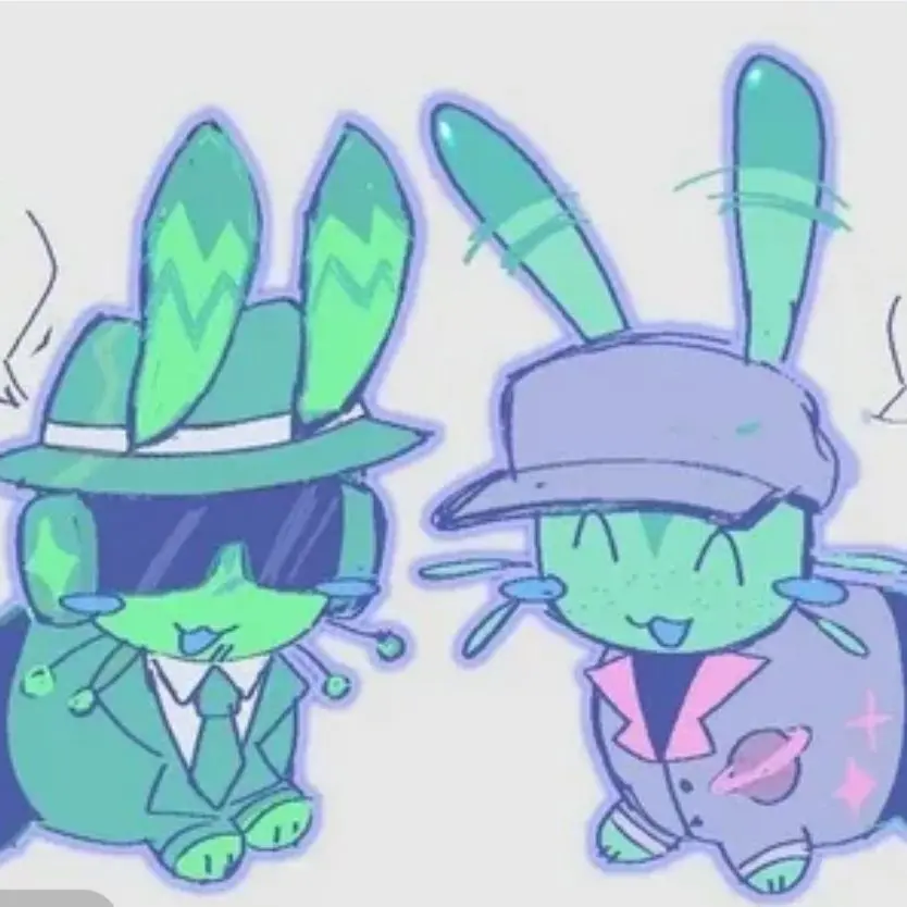 FabricPaint7956의 Alien Chance and Alien Elliot 👽👽👽💚💚💚