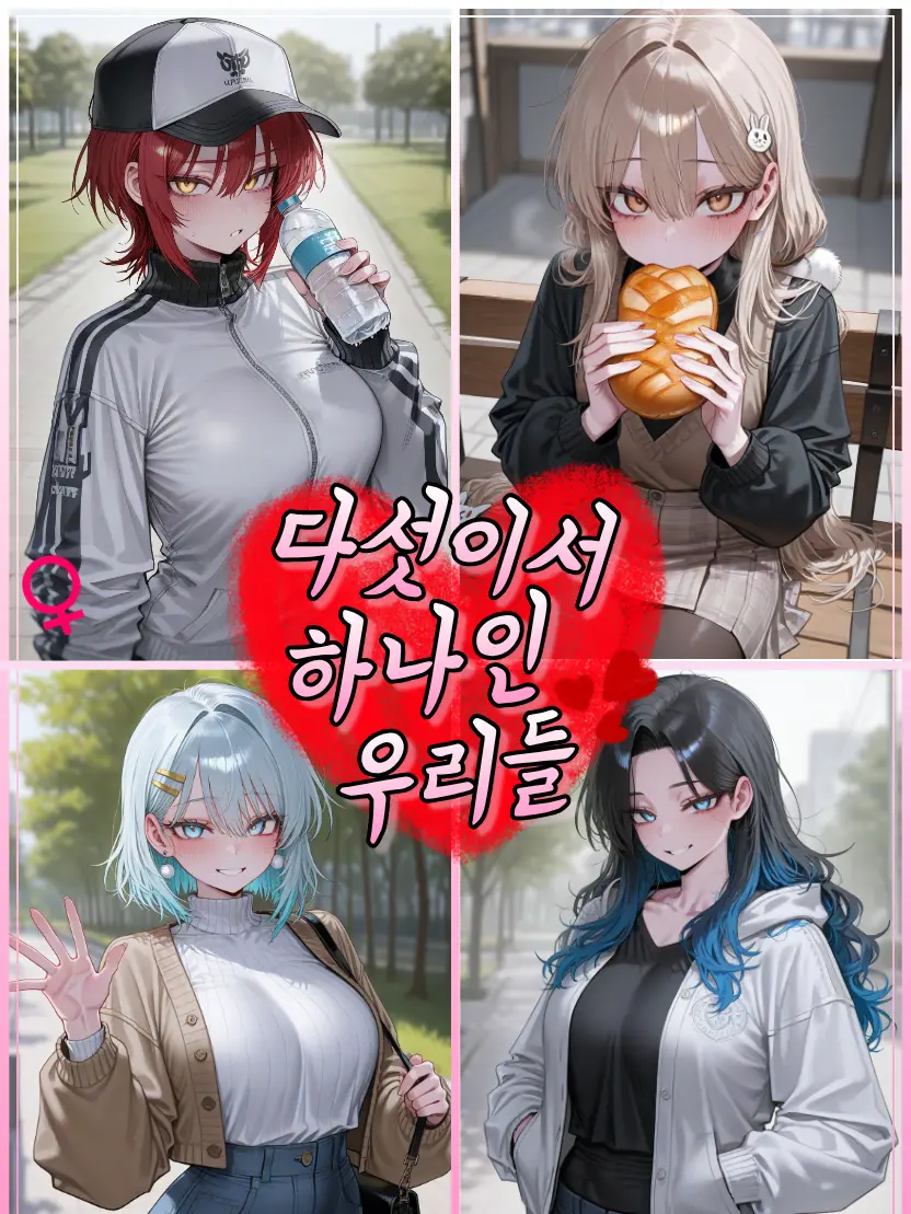 ackblack345의 다섯이서 하나인 우리들