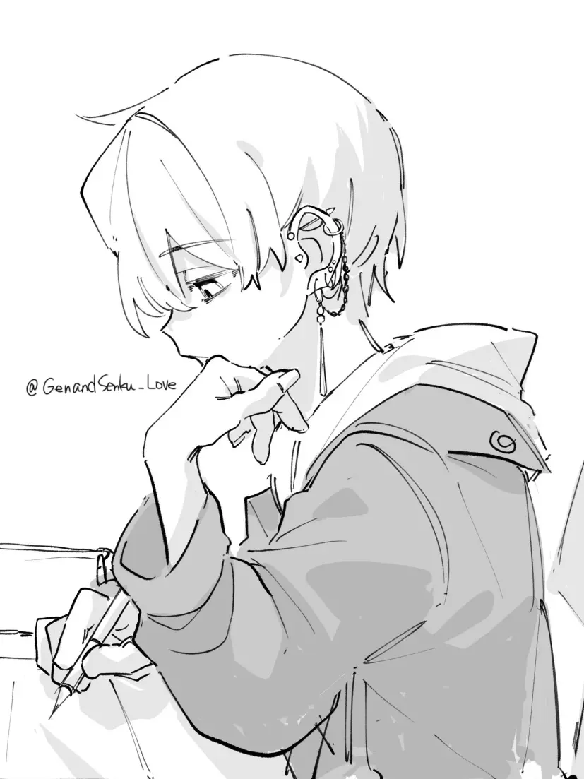 GenandSenku_Love의 大学生の羽京さん