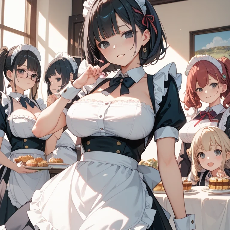 5人のメイド