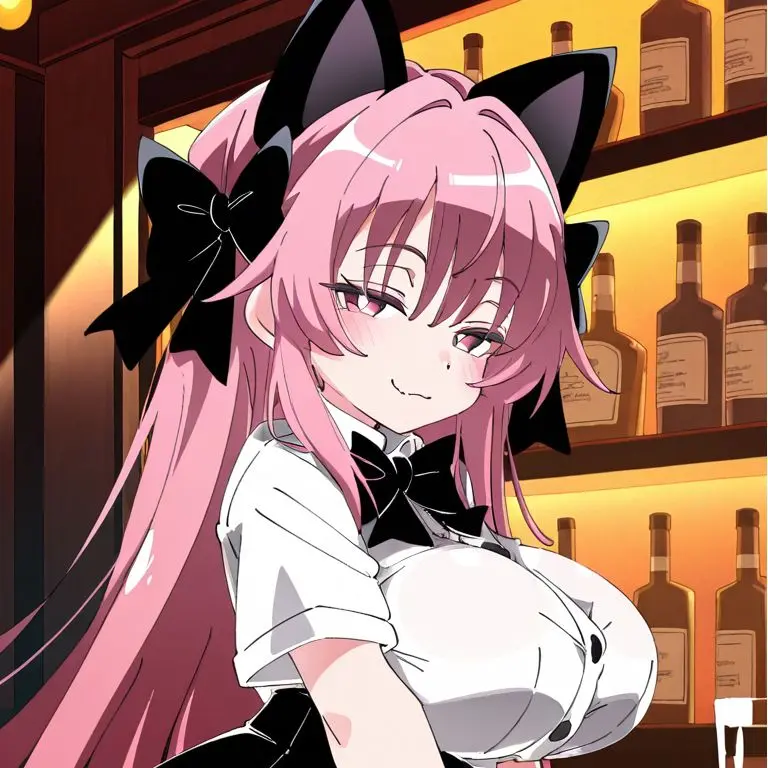 Mukhwal의 바텐더 소녀 시아