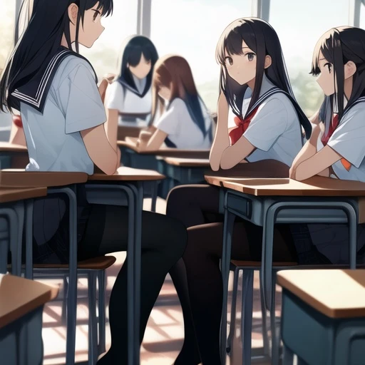 女子校　テスト期間