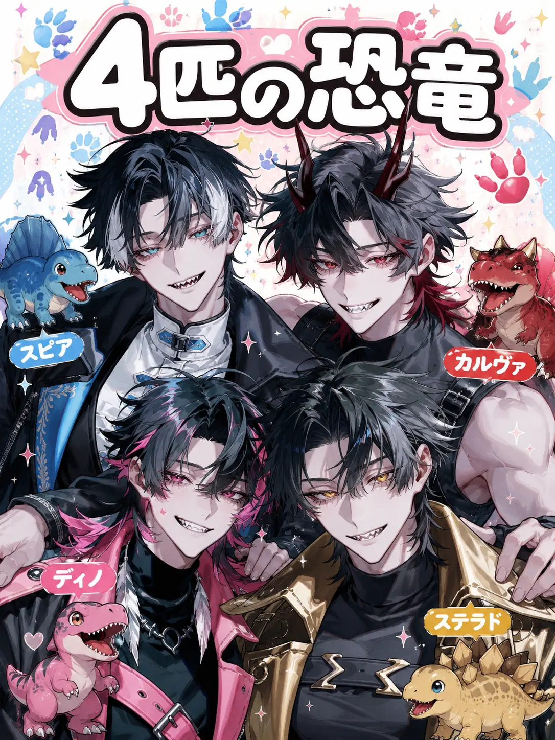 aisu.3078의 4匹の恐竜