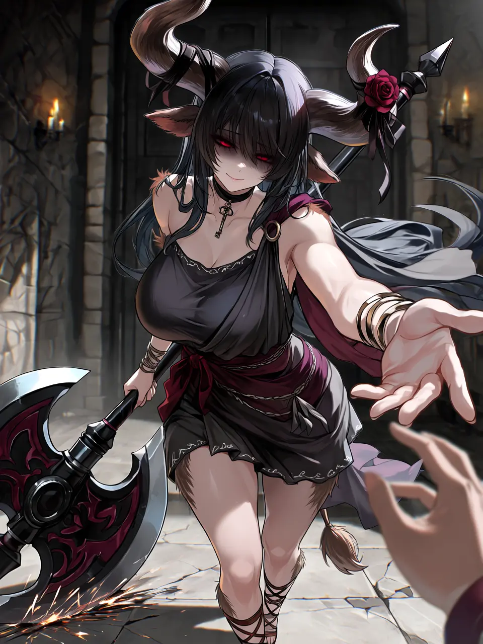 AnkoTabetai의 ミノタウロス娘はあなたを束縛したい