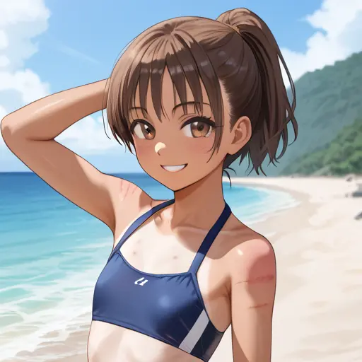 ProudMint7645의 海水浴場で見かけたチョロい子