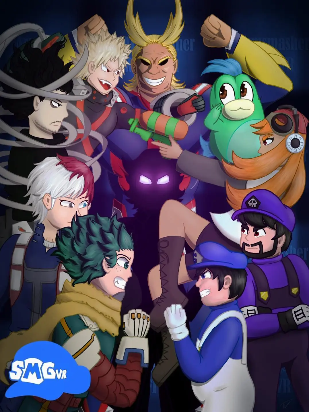 AngstyLatch4494의 僕のヒーローアカデミア × SMG4