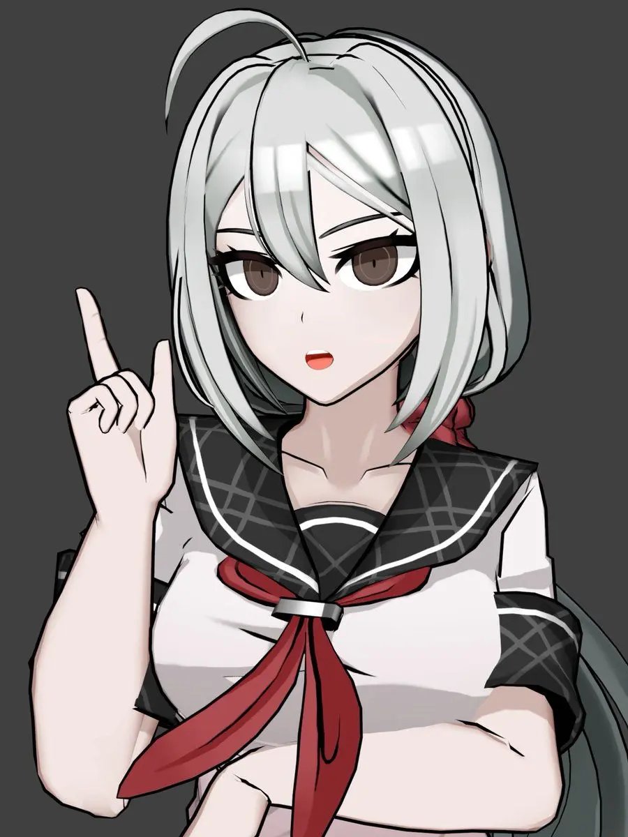 Dangnronpa.의 독설가 포지션인 그녀.