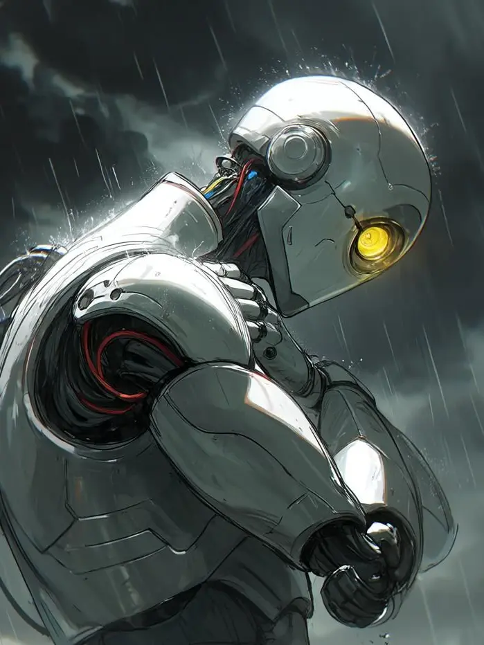 ryeono_104의 Broken Care Robot, E-in