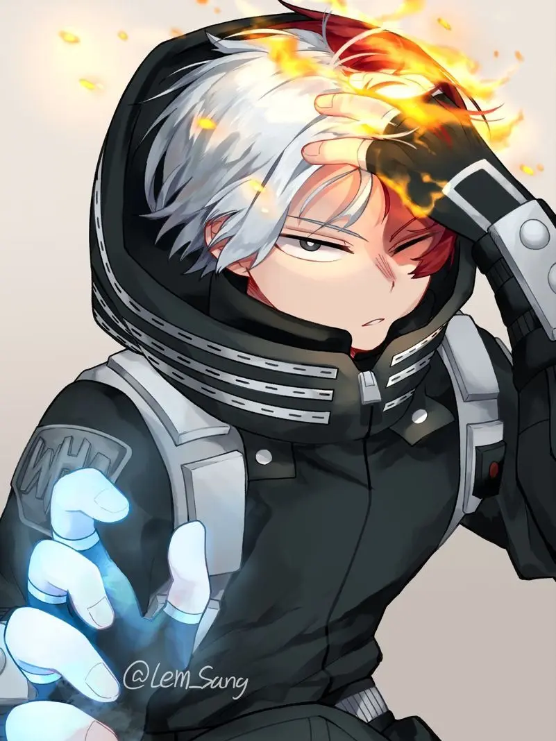 Izziebelles.ch3rrypi3의 Shoto Todoroki (MHA + Quirk Malfunction)
