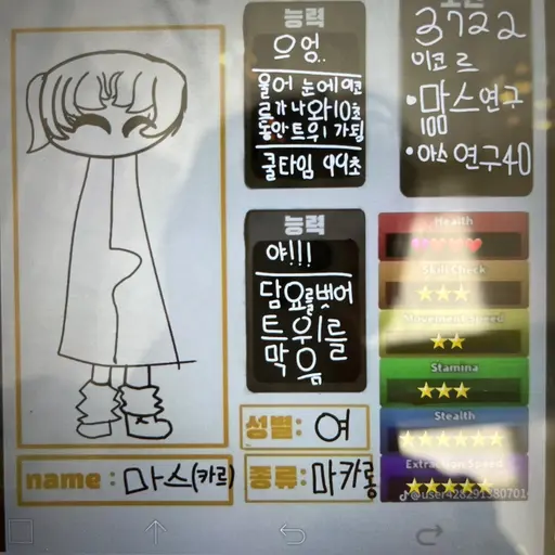 OralCrest4980의 마스(카르)