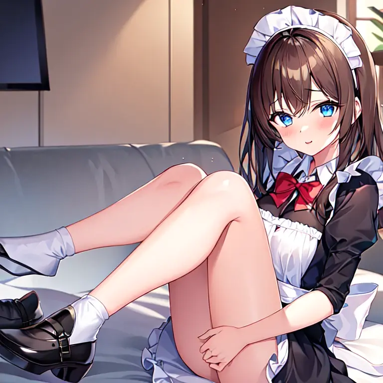 SksnDraVrd의 罰ゲームとメイド服