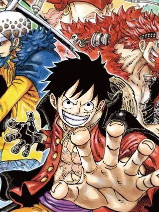 OfficialWhiteNotFound의 Trafalgar law, Luffy and Eustass Kidd