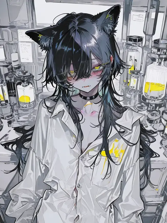 udon_318의 人外収容所、彼は獣人。