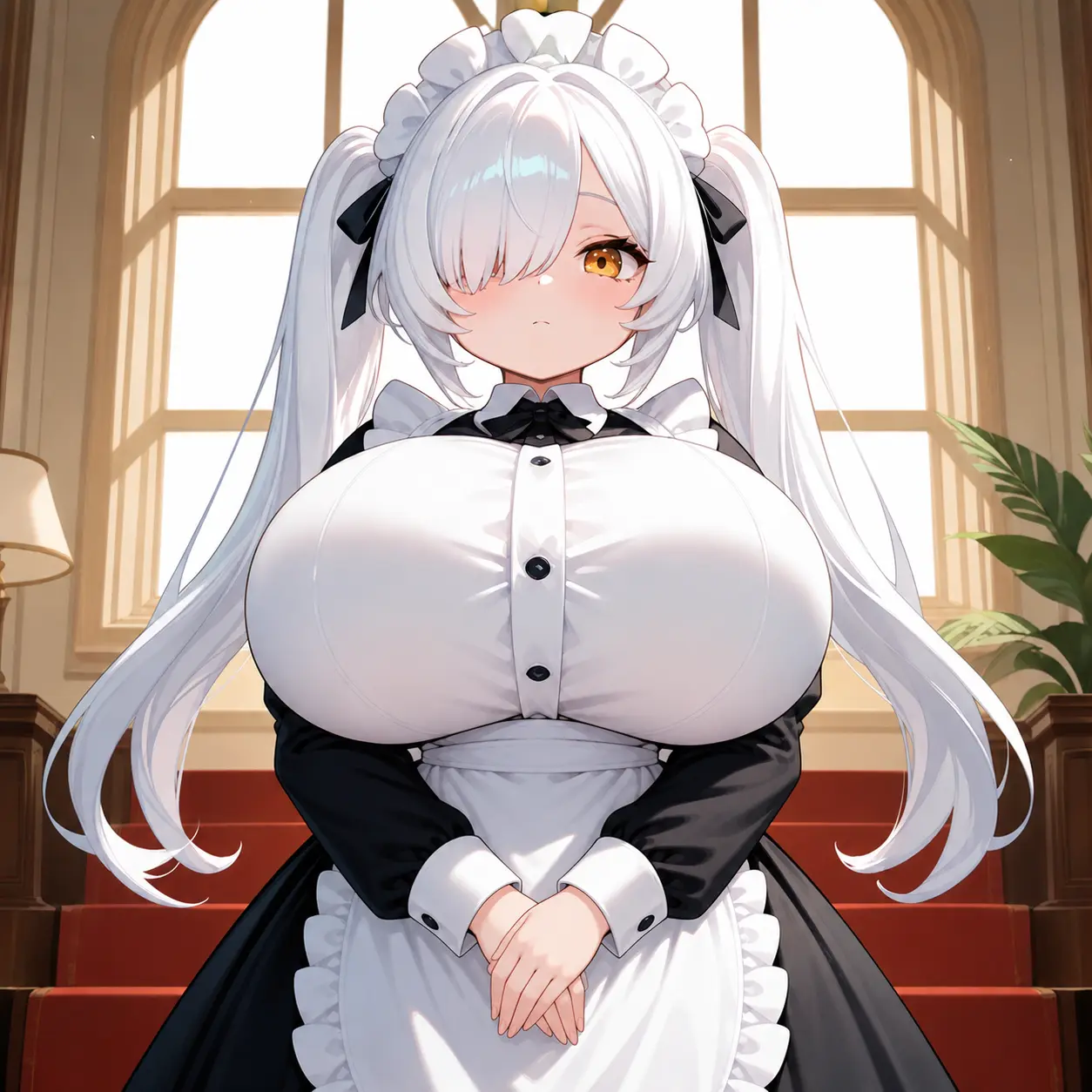 DaftlyNose9273의 片目隠れ無口メイドのミル