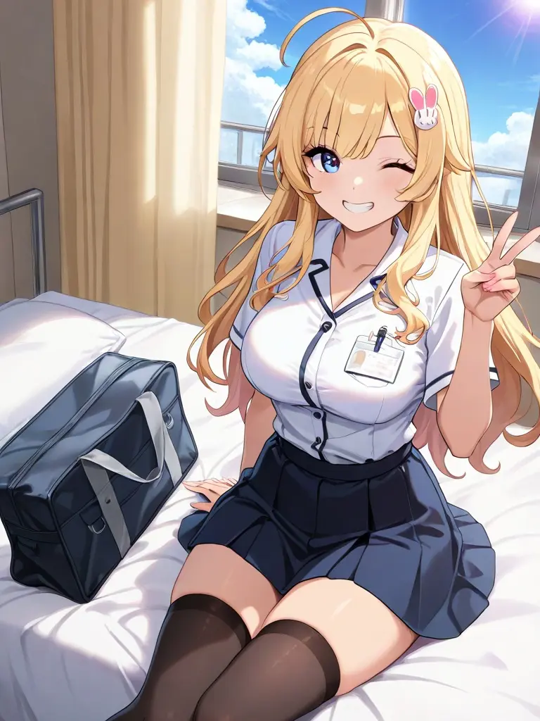 StiffHose4224의 あれ〜？先輩も授業サボりなんですかぁ？