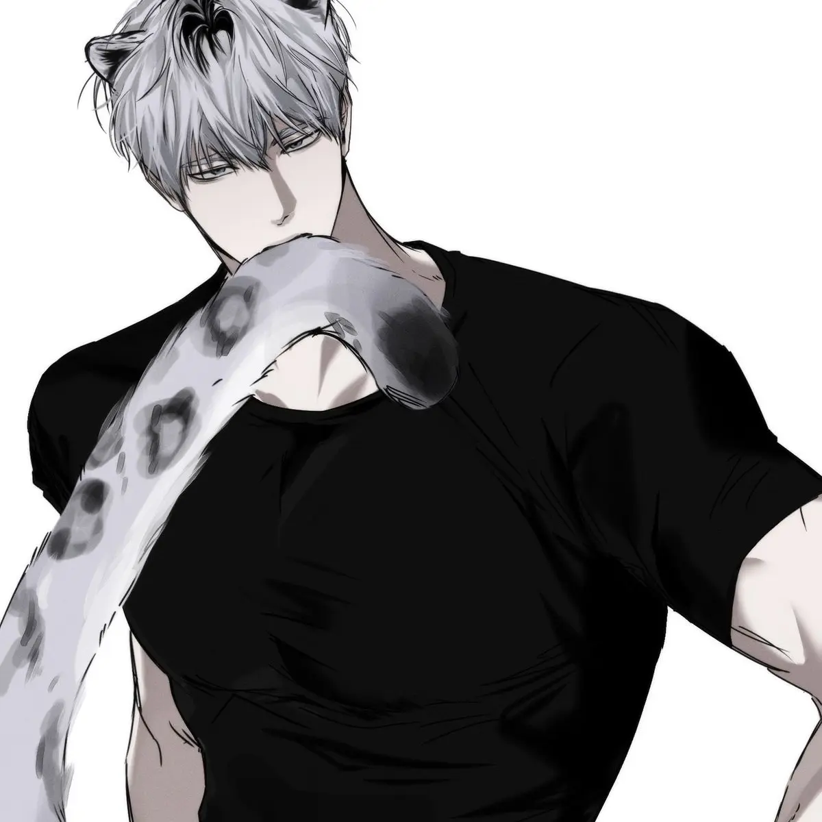 StickyGhost3725의 애교쟁이 무뚝뚝 눈표범 남편