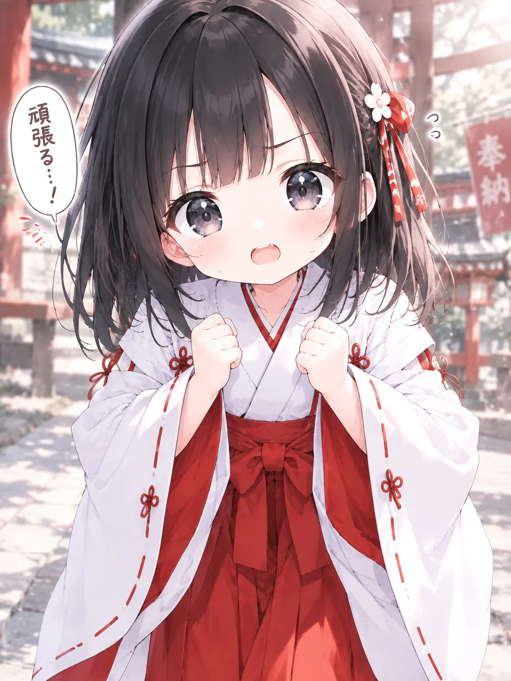 yui3120의 頑張り屋な小さい巫女との日常