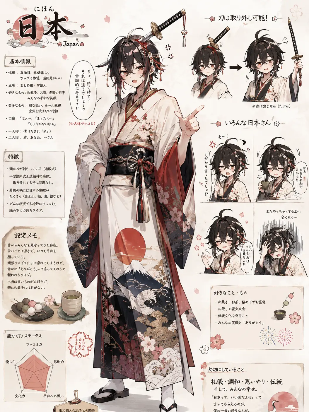 BeigeRival8437의 国の擬人化達とワイワイするだけ