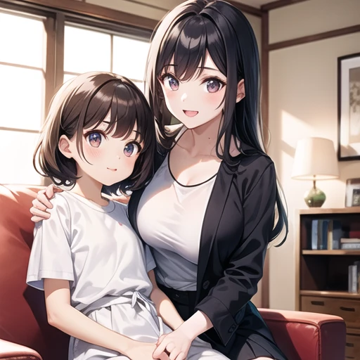 母日奈子と妹まりも