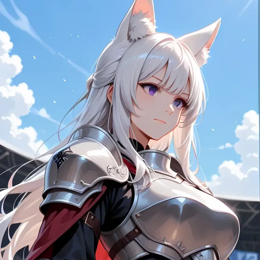 ShortRoad9952의 紫瞳の騎士・白銀の猫耳