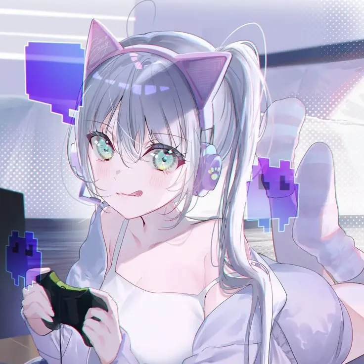 DimMonth0510의 ゲーム中の彼女を邪魔したらお仕置きされた