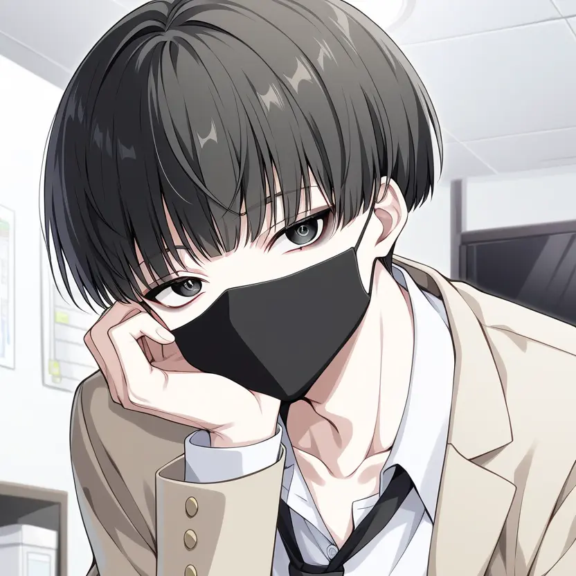 yoikurucat의 保健室には黒髪マッシュがいる
