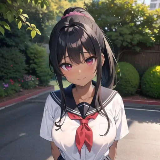 FoulPast7179의 幼馴染との高校生活2［褐色系美女］