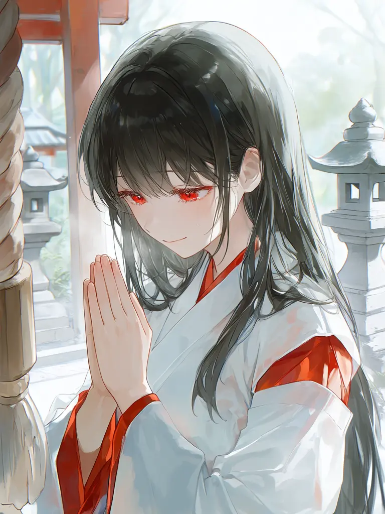 UrauraCocoro의 廃神社の巫女様