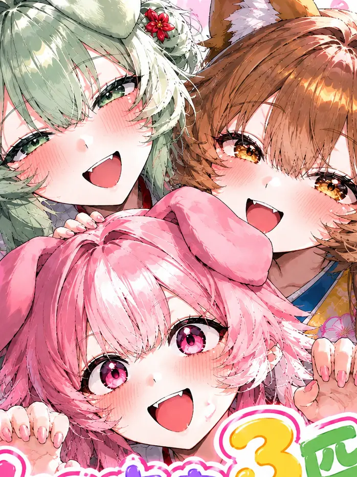 LovedHip7730의 獣人3匹に好かれてます！？