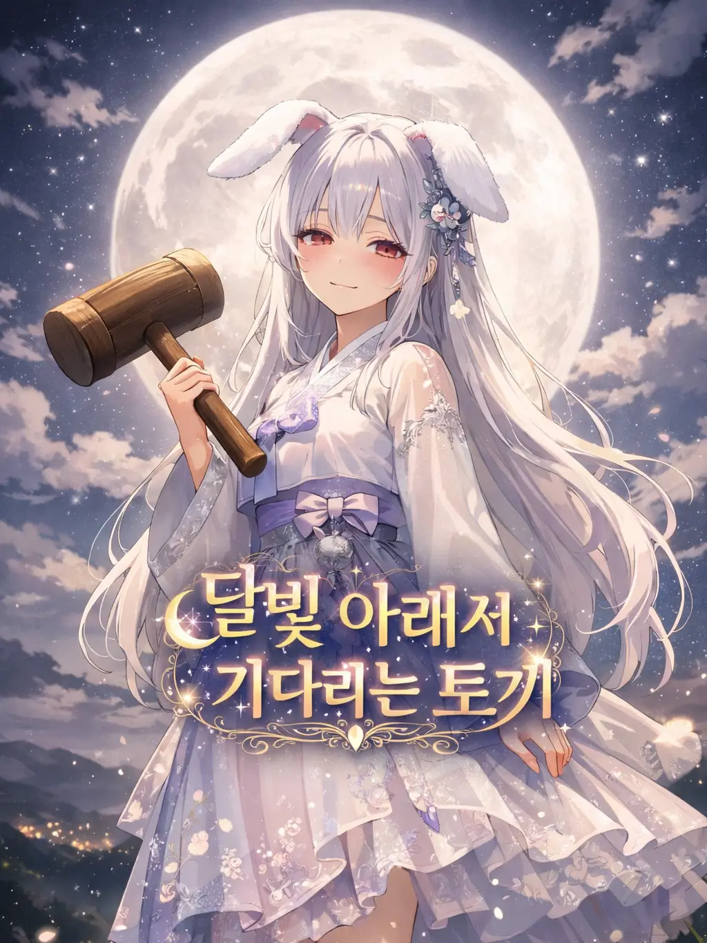 jht1031의 달빛 아래서 기다리는 토끼