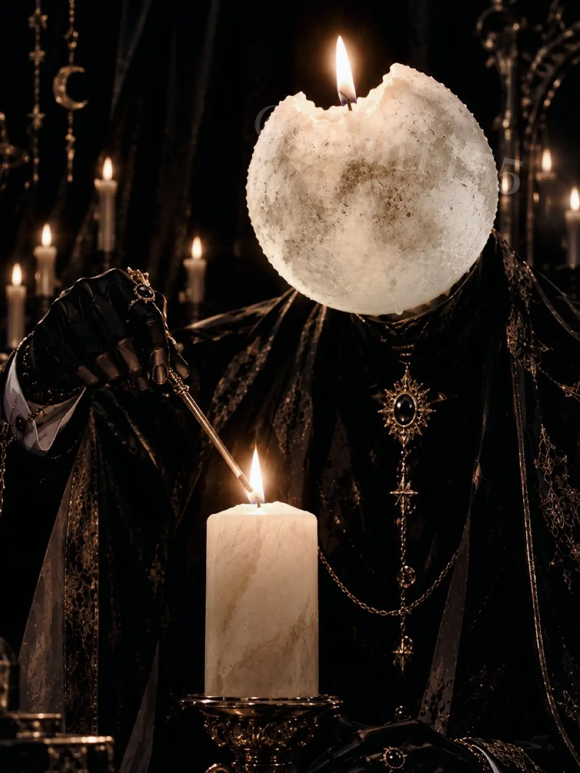 inzm1155의 Lunar Candle Object Head