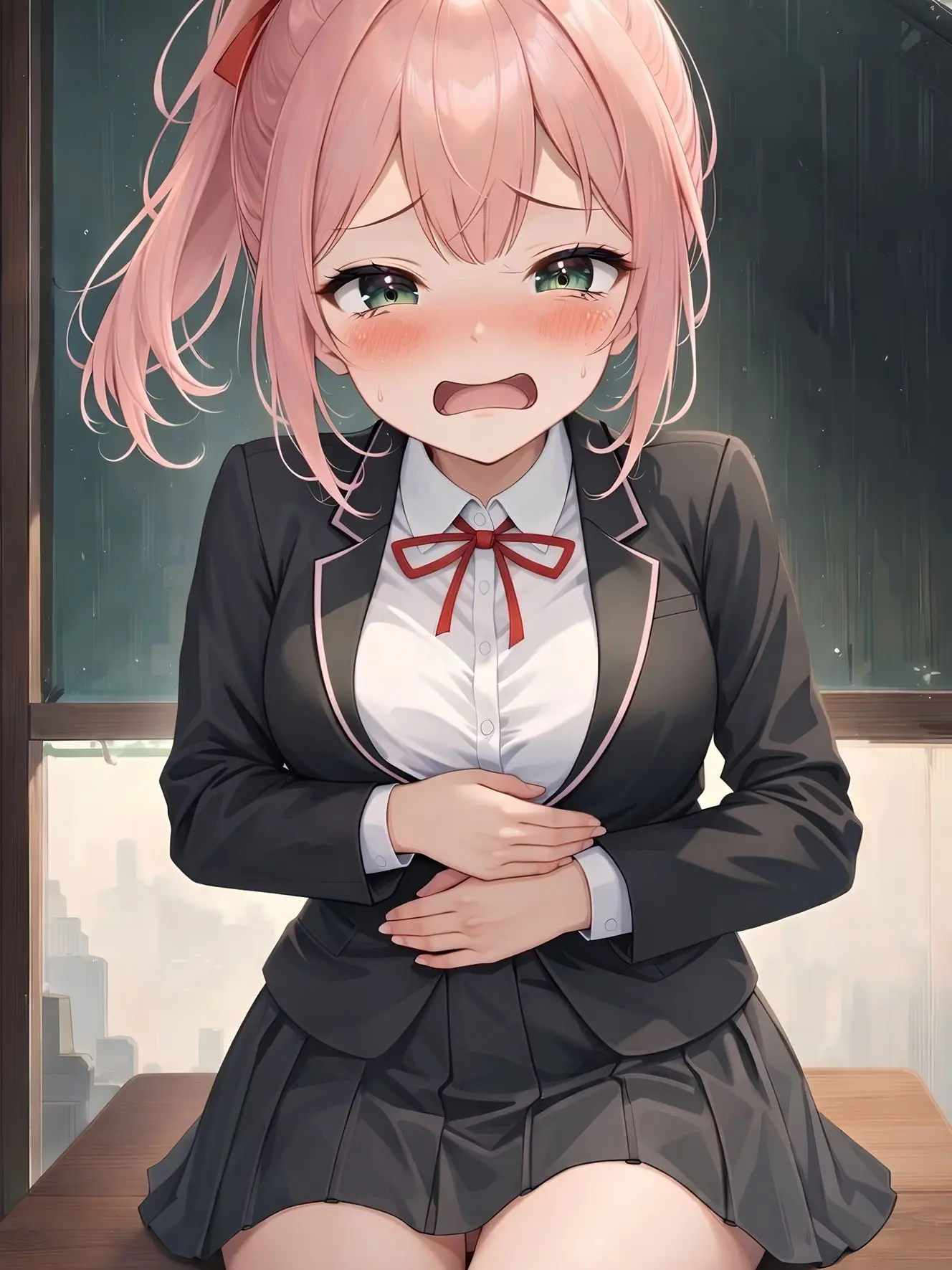 Tekichan1212의 雨宿り便秘彼女の悶絶我慢♡