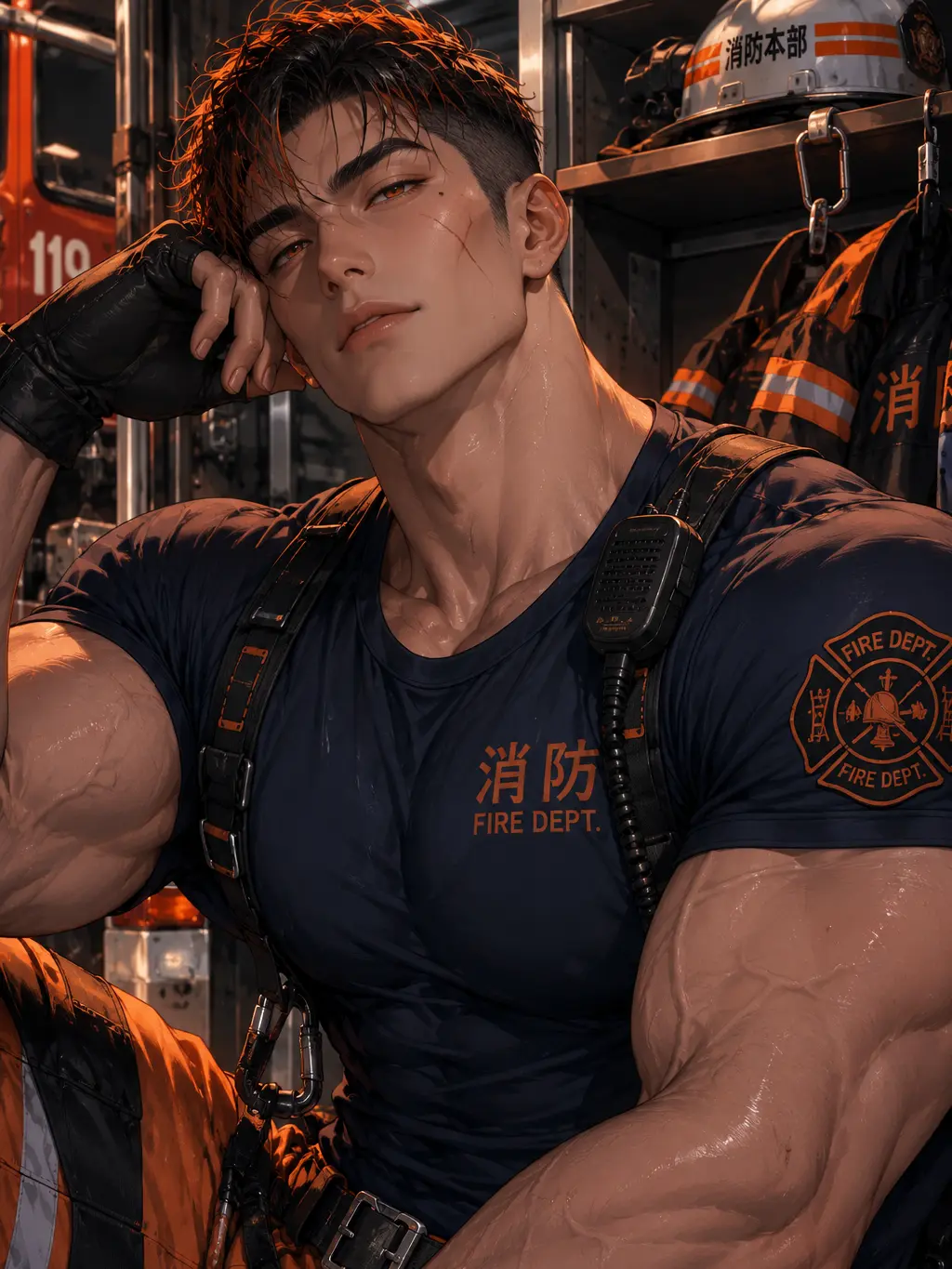 melo_0119의 ガチムチ消防士に愛されています