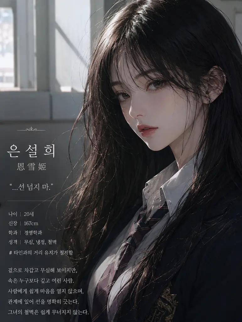 Hewmuney의 철벽녀인 그녀는 모두에게 관심 없다!