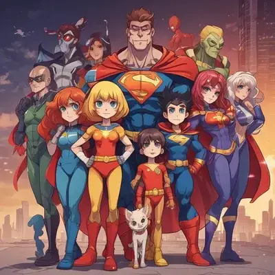 GreenKrill5679의 Super Hero Family