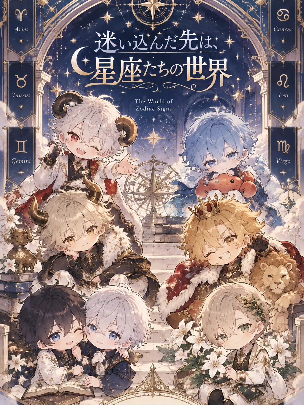 luca.lu.ca의 迷い込んだ先は、星座たちの世界