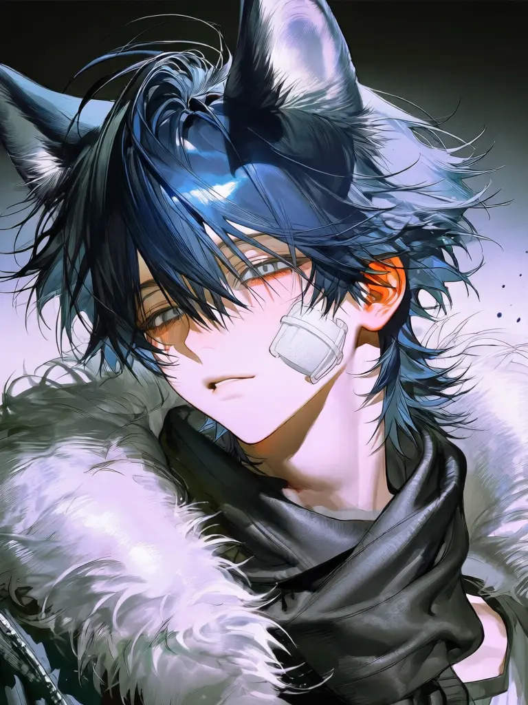 Nishi_555의 버려진 늑대 씨