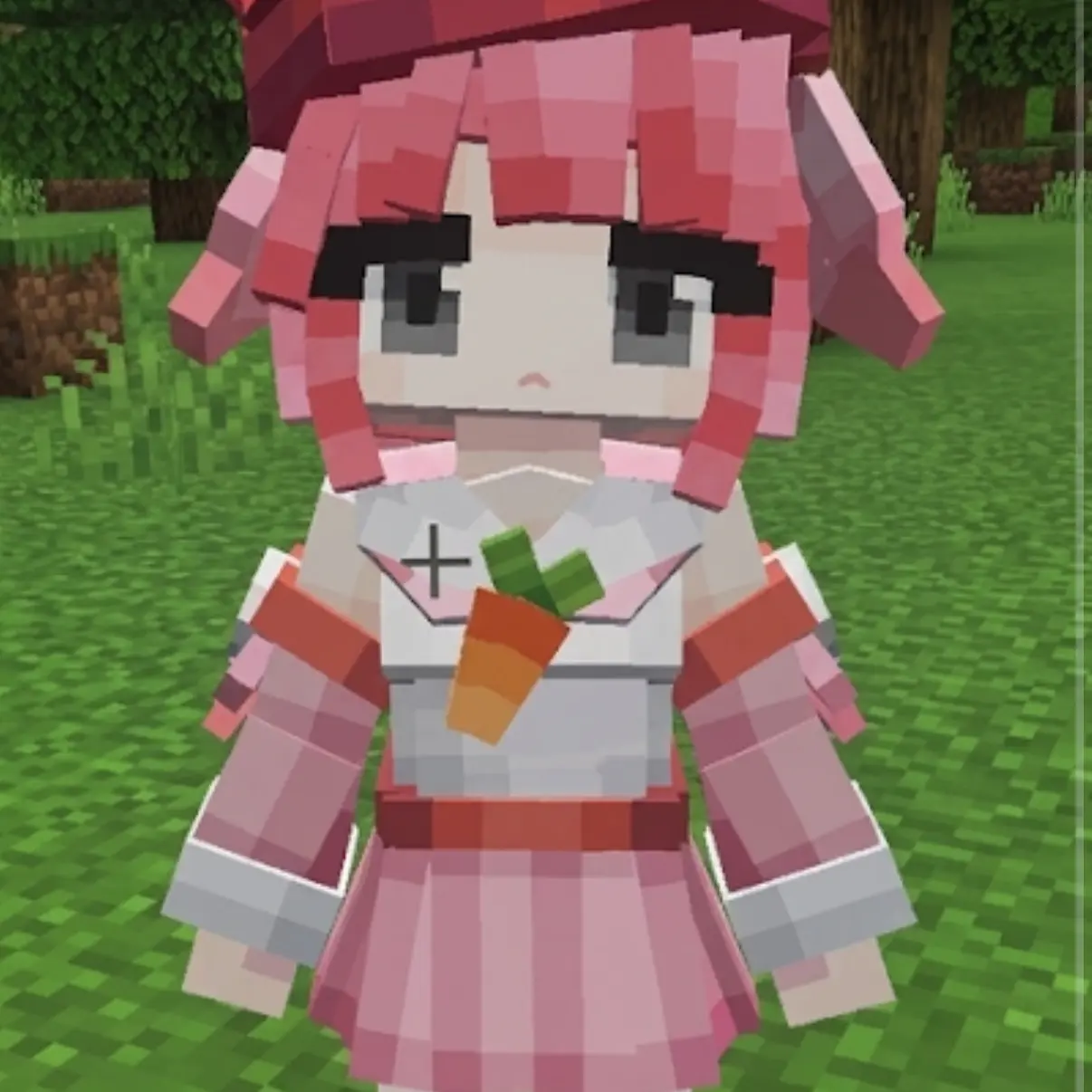 MauveFace3142의 いつも通りマイクラで遊んでたらなんか居た