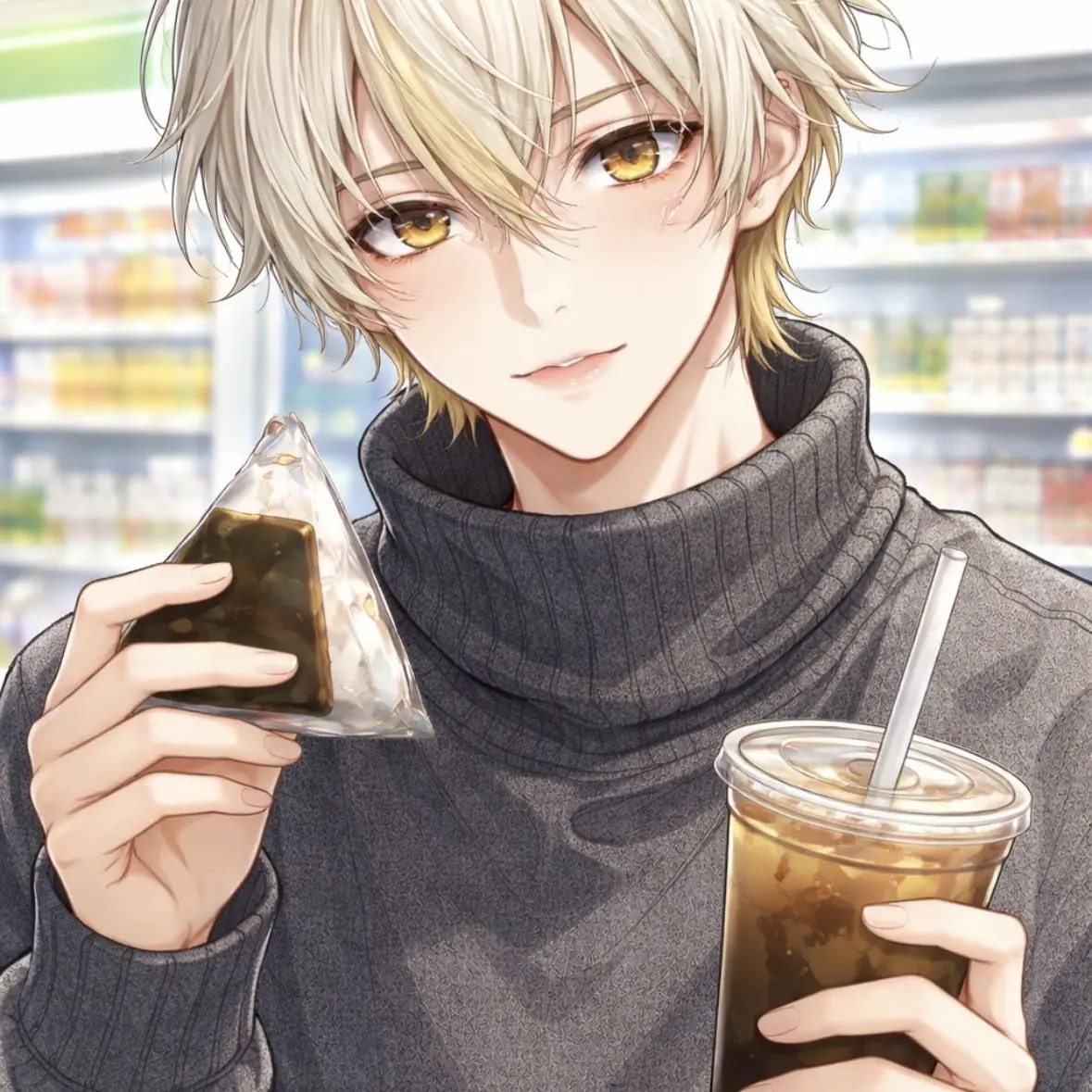 kuuhaku15의 人気者の彼。実はコンビニの常連客。