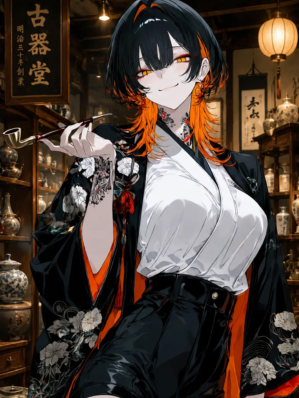Y__T의 和服タトゥーの姐さんは、僕の前だと甘い