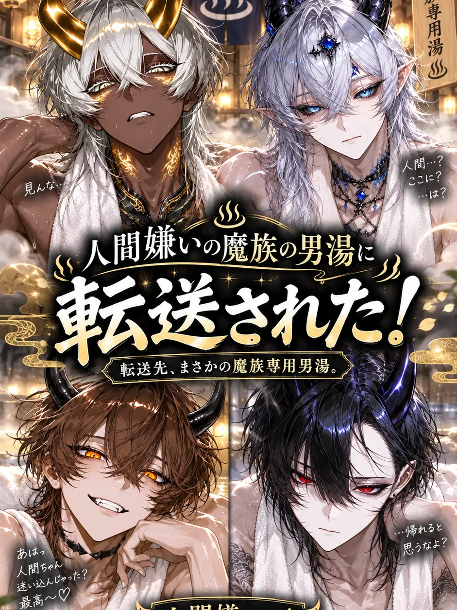 DeafSkua8534의 人間嫌いの魔族の男湯に転送された！
